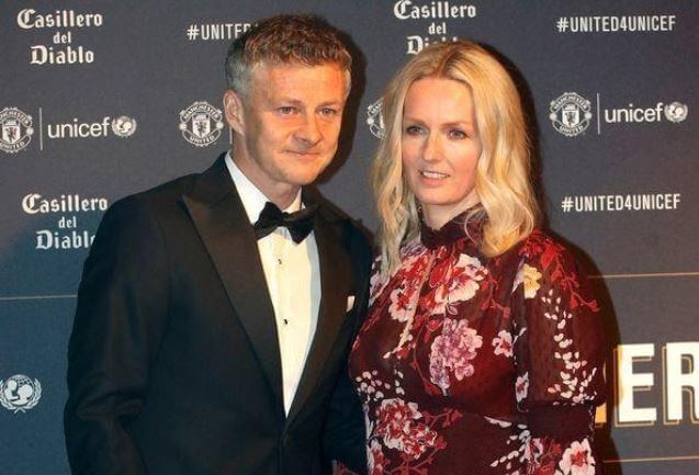 Karna Solskjaer's mom, Silje Solskjaer and dad, Ole Gunnar Solskjaer.